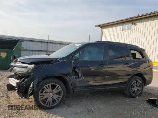 2022 Honda Pilot Sport with VIN 5FNYF6H35NB038996, listed as a Copart auction lot 67856224 with 47,745 mi miles and Salvage title. Bid and sale history available at DreamBid. Image 1.