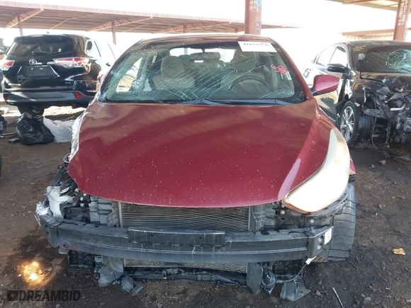 2014 Hyundai Elantra Limited with VIN 5NPDH4AE4EH532678, listed as a IAAI auction lot 41633750 with 180,683 mi miles. Bid and sale history available at carsss.com. Image 13.