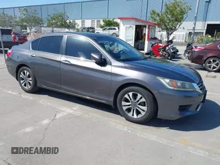 2013 Honda Accord LX z VIN 1HGCR2F35DA044559, wystawiony jako IAAI lot #42338866 z przebiegiem 158 320 mil mil oraz . Historia ofert i sprzedaży dostępna na DreamBid. Obrazek 1.
