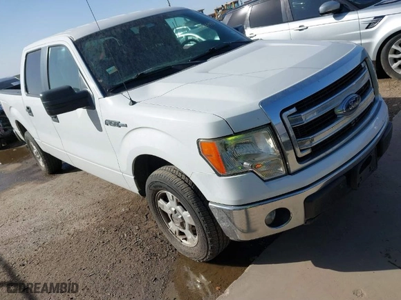 2013 Ford F-150 XL with VIN 1FTFW1CF2DKF73989, listed as a IAAI auction lot 41795990 with 142,387 mi miles. Bid and sale history available at carsss.com. Image 1.