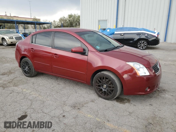 2008 Nissan Sentra S with VIN 3N1AB61E28L612939, listed as a Copart auction lot 60059405 with 129,320 mi miles and Salvage title. Bid and sale history available at DreamBid. Image 4.