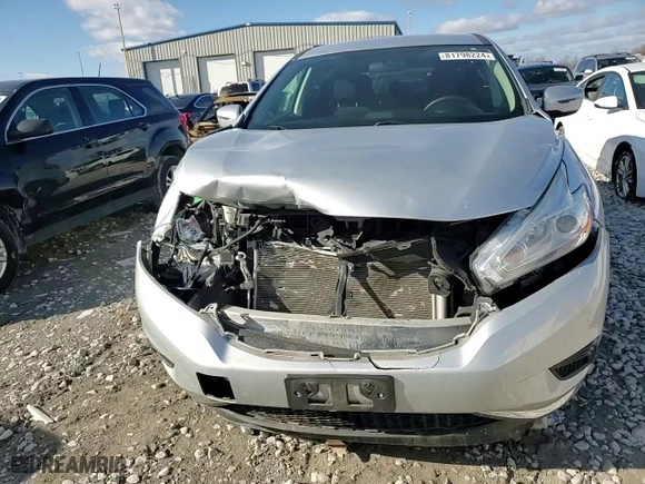 2017 Nissan Murano Platinum with VIN 5N1AZ2MH3HN164861, listed as a Copart auction lot 81798224 with 127,230 mi miles and Salvage Title. Bid and sale history available at carsss.com. Image 13.