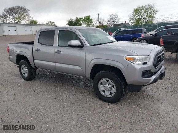 2020 Toyota Tacoma 4WD SR5 with VIN 3TMCZ5AN2LM300117, listed as a IAAI auction lot 41874864 with 59,594 mi miles. Bid and sale history available at carsss.com. Image 1.