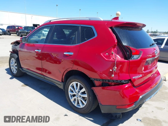2017 Nissan Rogue SL with VIN JN8AT2MV7HW277674, listed as a IAAI auction lot 41837800 with 99,301 mi miles. Bid and sale history available at carsss.com. Image 3.