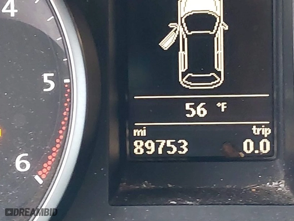 2013 Volkswagen Golf TDI with VIN WVWDM7AJ3DW133098, listed as a IAAI auction lot 41129134 with 89,753 mi miles. Bid and sale history available at carsss.com. Image 15.