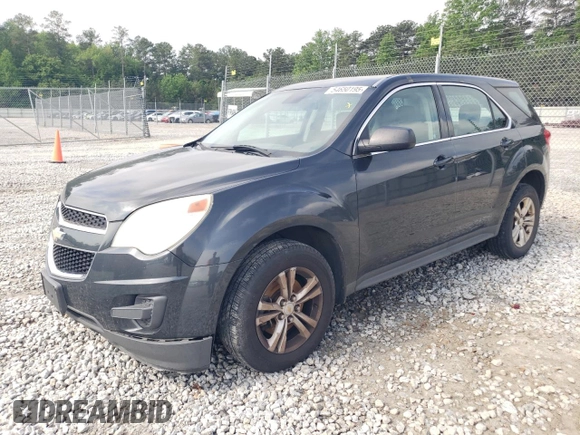 2013 Chevrolet Equinox LS with VIN 2GNALBEK2D6398351, listed as a Copart auction lot 54650195 with 165,976 mi miles and Clean Title. Bid and sale history available at carsss.com. Image 1.