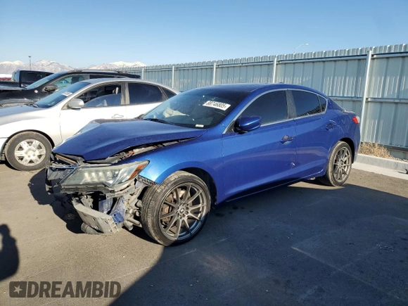 2016 Acura ILX with VIN 19UDE2F33GA007255, listed as a Copart auction lot 88746805 with Not provided miles and Salvage title. Bid and sale history available at DreamBid. Image 1.