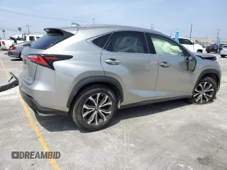 2017 Lexus NX 200t with VIN JTJYARBZ9H2068701, listed as a Copart auction lot 60576355 with 103,327 mi miles and Salvage title. Bid and sale history available at DreamBid. Image 3.
