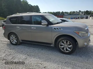 2014 Infiniti QX80 with VIN JN8AZ2NC3E9352666, listed as a Copart auction lot 63669415 with Not provided miles and Clean title. Bid and sale history available at DreamBid. Image 4.