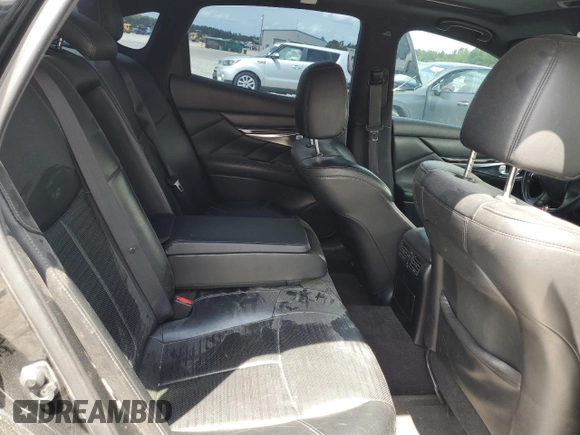 2017 Infiniti Q70 3.7 with VIN JN1BY1AP7HM740431, listed as a Copart auction lot 54449265 with 129,598 mi miles and Salvage title. Bid and sale history available at DreamBid. Image 10.
