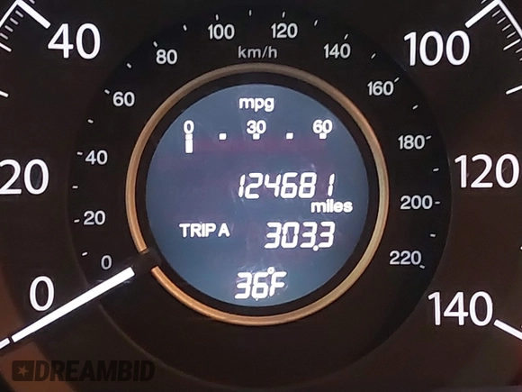 2014 Honda CR-V EX-L with VIN 5J6RM4H76EL043214, listed as a IAAI auction lot 41579664 with 124,681 mi miles. Bid and sale history available at carsss.com. Image 16.
