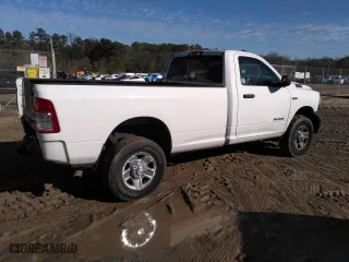 2019 Ram 2500 Tradesman with VIN 3C6MR5AJXKG553806, listed as a Copart auction lot 85029804 with 104,311 mi miles and Salvage Title. Bid and sale history available at carsss.com. Image 3.