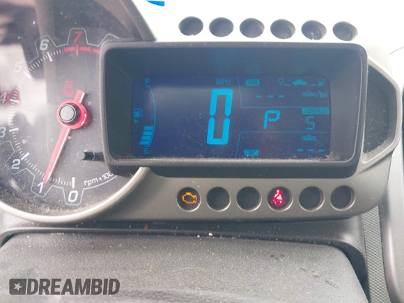 2013 Chevrolet Sonic LT with VIN 1G1JC5SH3D4255079, listed as a IAAI auction lot 42167910 with Not Provided miles and . Bid and sale history available at DreamBid. Image 7.