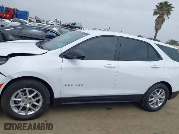 2023 Chevrolet Equinox LS with VIN 3GNAXHEG6PL202897, listed as a IAAI auction lot 42433147 with 14,973 mi miles and . Bid and sale history available at DreamBid. Image 14.