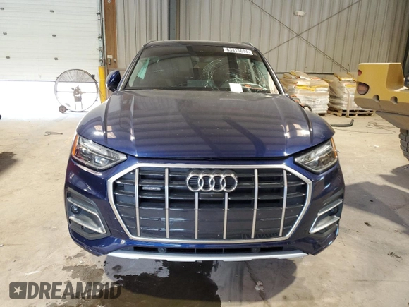 2021 Audi Q5 Premium Plus with VIN WA1BAAFY7M2030867, listed as a Copart auction lot 63416674 with 32,843 mi miles and Salvage Title. Bid and sale history available at carsss.com. Image 5.