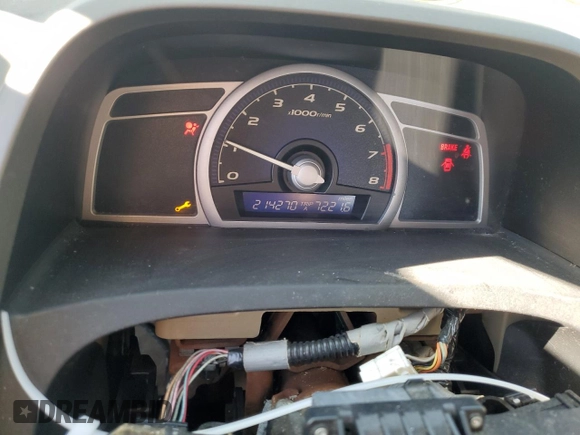 2006 Honda Civic Cpe LX with VIN 2HGFG11686H504719, listed as a Copart auction lot 42213575 with 214,270 mi miles and Salvage Title. Bid and sale history available at carsss.com. Image 9.