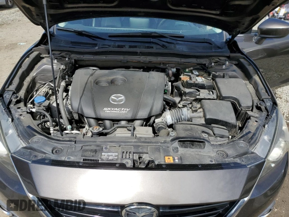 2015 Mazda 3 S Touring with VIN JM1BM1V3XF1219587, listed as a Copart auction lot 49491275 with 87,880 mi miles and Salvage Title. Bid and sale history available at DreamBid. Image 11.