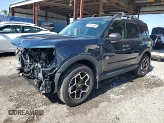 2021 Ford Bronco Sport Big Bend z VIN 3FMCR9B64MRB33161, wystawiony jako Copart lot #56754065 z przebiegiem 22 307 mil mil oraz Szkoda całkowita • Salvage title. Historia ofert i sprzedaży dostępna na DreamBid. Obrazek 1.