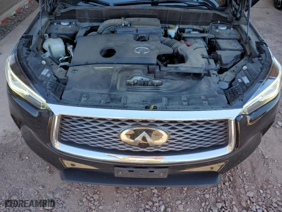 2020 Infiniti QX50 ESSENTIAL with VIN 3PCAJ5M33LF100232, listed as a Copart auction lot 50203525 with 70,648 mi miles and Salvage Title. Bid and sale history available at carsss.com. Image 12.