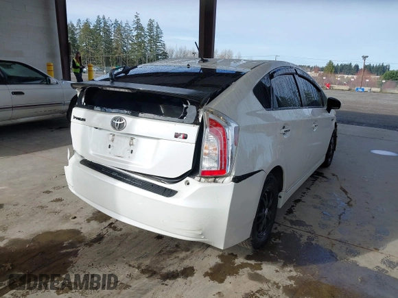 2012 Toyota Prius One z VIN JTDKN3DU8C5512220, wystawiony jako IAAI lot #41806290 z przebiegiem 204 205 mil mil oraz . Historia ofert i sprzedaży dostępna na DreamBid. Obrazek 4.