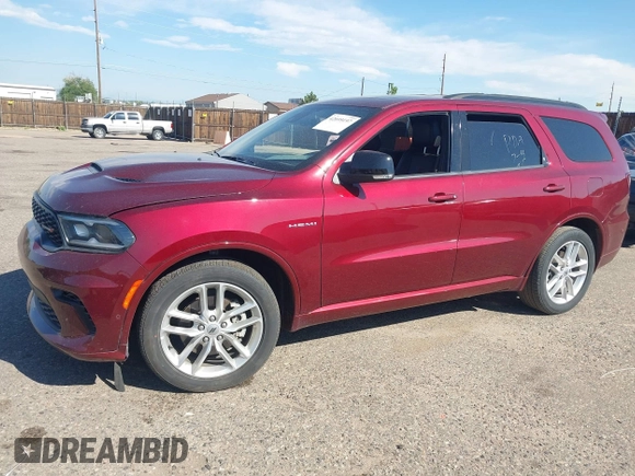 2024 Dodge Durango R/T Premium with VIN 1C4SDJCT6RC185613, listed as a IAAI auction lot 42699197 with 27,136 mi miles and . Bid and sale history available at DreamBid. Image 15.