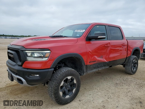2022 Ram 1500 Rebel z VIN 1C6SRFLTXNN204328, wystawiony jako Copart lot #55575875 z przebiegiem 37 663 mil mil oraz Szkoda całkowita • Salvage title. Historia ofert i sprzedaży dostępna na DreamBid. Obrazek 1.