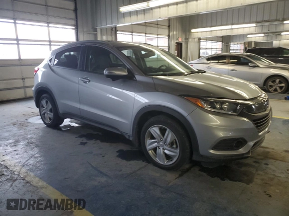 2019 Honda HR-V EX-L with VIN 3CZRU6H76KM727749, listed as a Copart auction lot 86891134 with 69,980 mi miles and Salvage Title. Bid and sale history available at carsss.com. Image 4.