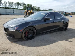 2015 Maserati Ghibli S Q4 with VIN ZAM57RTA1F1143547, listed as a Copart auction lot 63608573 with 84,917 mi miles. Bid and sale history available at carsss.com. Image 1.