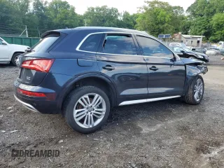 2018 Audi Q5 Premium Plus with VIN WA1BNAFY1J2086688, listed as a Copart auction lot 57216115 with 88,133 mi miles and Salvage title. Bid and sale history available at DreamBid. Image 3.