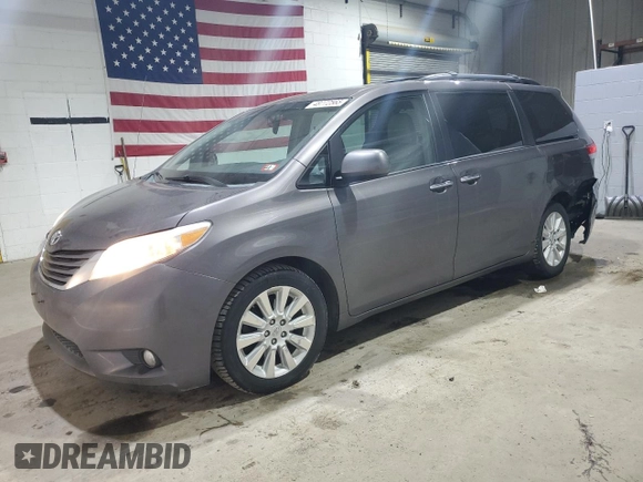 2013 Toyota Sienna XLE with VIN 5TDDK3DC6DS065469, listed as a Copart auction lot 48772565 with 143,966 mi miles and Salvage Title. Bid and sale history available at DreamBid. Image 1.