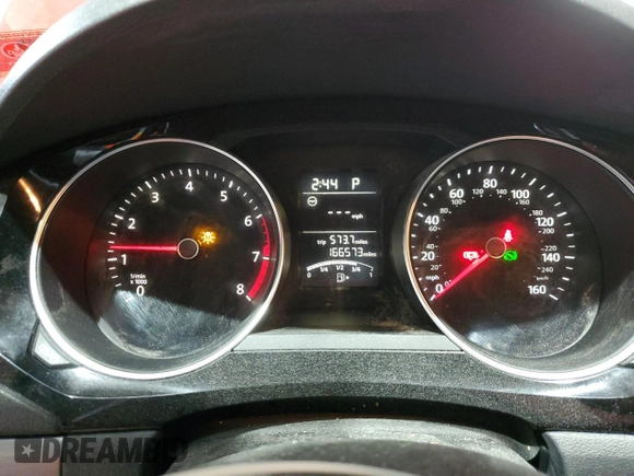 2016 Volkswagen Jetta Sport with VIN 3VWD17AJXGM269545, listed as a Copart auction lot 55795265 with 166,573 mi miles and Salvage title. Bid and sale history available at DreamBid. Image 9.