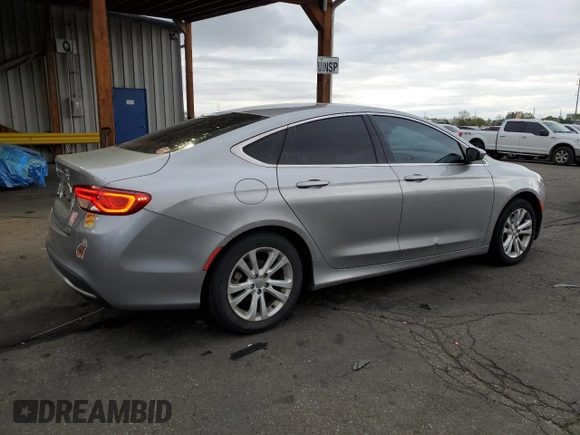 2015 Chrysler 200 Limited with VIN 1C3CCCAB6FN748483, listed as a Copart auction lot 56066135 with 142,359 mi miles and Salvage title. Bid and sale history available at DreamBid. Image 3.