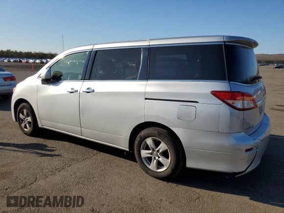 2014 Nissan Quest S with VIN JN8AE2KP8E9100270, listed as a Copart auction lot 48731605 with 205,624 mi miles and Salvage Title. Bid and sale history available at DreamBid. Image 2.