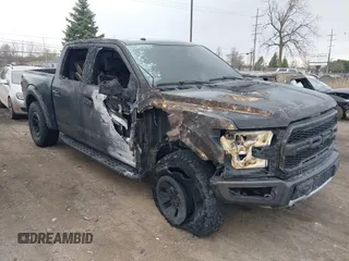 2017 Ford F-150 Raptor with VIN 1FTFW1RG5HFC33542, listed as a IAAI auction lot 41991276 with Not Provided miles and . Bid and sale history available at carsss.com. Image 1.