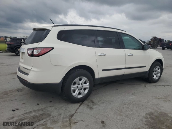 2015 Chevrolet Traverse LS with VIN 1GNKRFED9FJ237612, listed as a Copart auction lot 52790455 with 103,945 mi miles and Salvage Title. Bid and sale history available at carsss.com. Image 3.