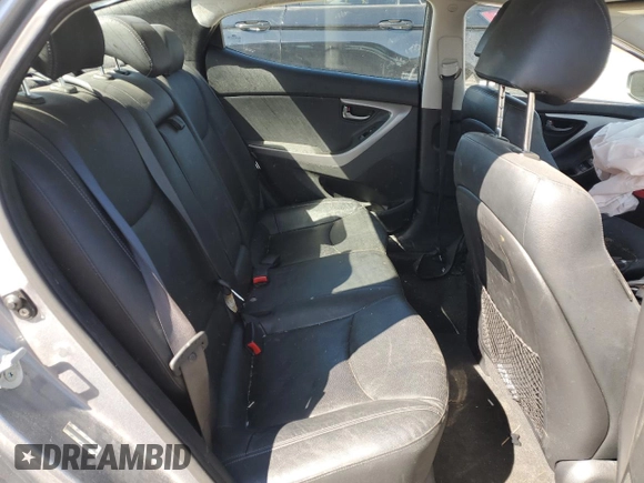 2013 Hyundai Elantra Limited with VIN KMHDH4AE1DU977962, listed as a Copart auction lot 50309165 with 104,206 mi miles and Salvage Title. Bid and sale history available at carsss.com. Image 10.