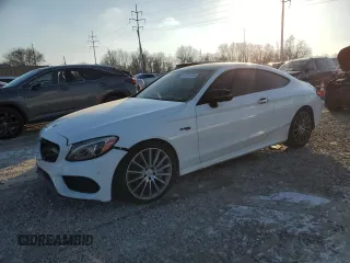 2018 Mercedes-Benz C AMG C 43 with VIN WDDWJ6EB2JF647251, listed as a Copart auction lot 42181325 with 93,813 mi miles and Clean Title. Bid and sale history available at carsss.com. Image 1.