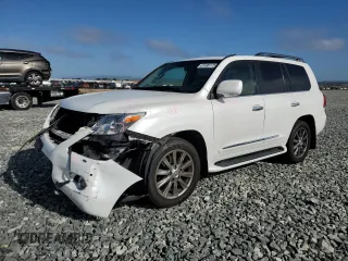 2011 Lexus LX 570 with VIN JTJHY7AX4B4068326, listed as a Copart auction lot 61495175 with 165,328 mi miles and Salvage title. Bid and sale history available at DreamBid. Image 1.