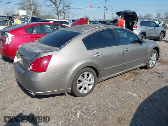 2007 Nissan Maxima 3.5 SE with VIN 1N4BA41E37C846712, listed as a IAAI auction lot 41990367 with 1 mi miles. Bid and sale history available at carsss.com. Image 4.