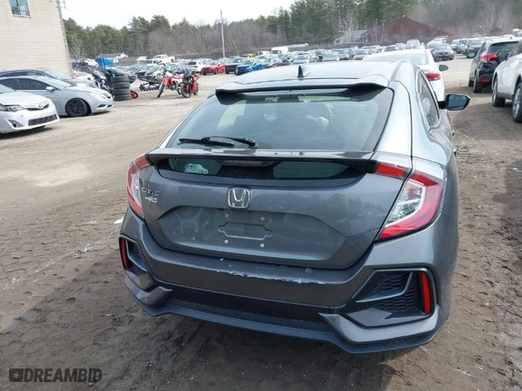 2020 Honda Civic Hatchback LX with VIN SHHFK7H35LU215888, listed as a IAAI auction lot 41444958 with NaN miles. Bid and sale history available at carsss.com. Image 16.