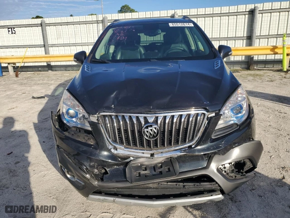 2016 Buick Encore Leather with VIN KL4CJGSBXGB712834, listed as a Copart auction lot 85512614 with 88,298 mi miles and Salvage Title. Bid and sale history available at carsss.com. Image 5.