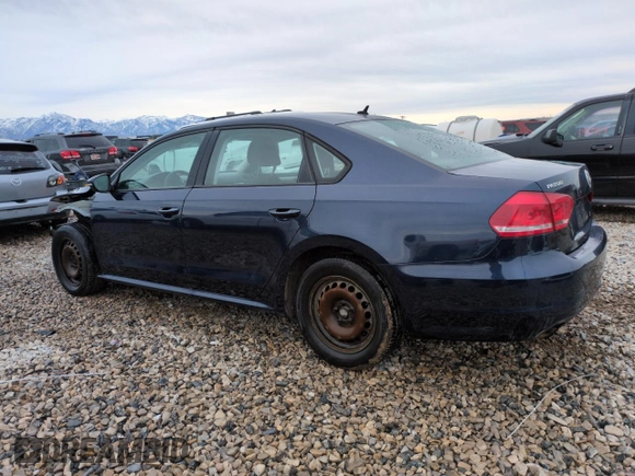2012 Volkswagen Passat S w/Appearance with VIN 1VWAP7A33CC045449, listed as a Copart auction lot 43658825 with 274,973 mi miles and Salvage Title. Bid and sale history available at carsss.com. Image 2.