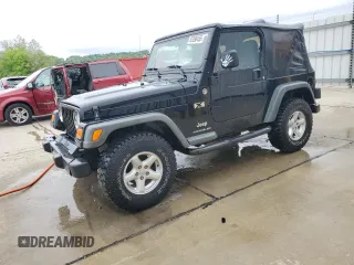 2006 Jeep Wrangler X with VIN 1J4FA39SX6P719070, listed as a Copart auction lot 55598455 with 110,741 mi miles and Salvage title. Bid and sale history available at DreamBid. Image 1.