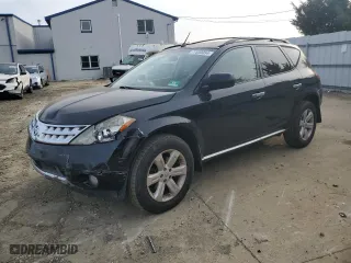 2006 Nissan Murano SL with VIN JN8AZ08W56W548279, listed as a Copart auction lot 77530054 with 190,616 mi miles and Salvage Title. Bid and sale history available at carsss.com. Image 1.