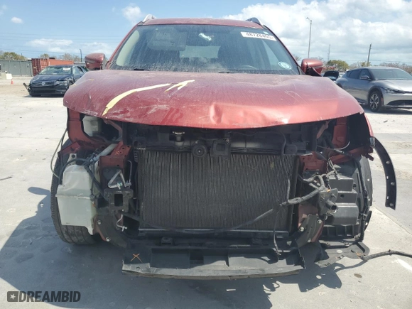 2016 Nissan Rogue SV with VIN KNMAT2MT4GP652195, listed as a Copart auction lot 48728405 with 90,619 mi miles and Salvage Title. Bid and sale history available at carsss.com. Image 5.