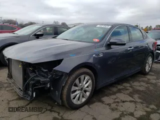 2018 Kia Optima EX with VIN 5XXGU4L38JG205047, listed as a Copart auction lot 49310425 with 111,606 mi miles and Salvage Title. Bid and sale history available at carsss.com. Image 1.