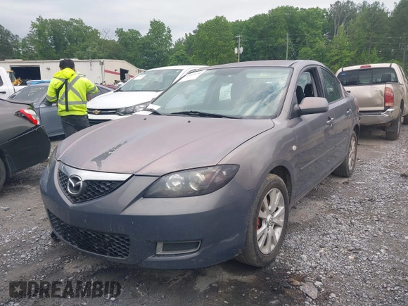 2007 Mazda 3 i Sport with VIN JM1BK32F071684753, listed as a IAAI auction lot 42164139 with 205,143 mi miles. Bid and sale history available at carsss.com. Image 2.