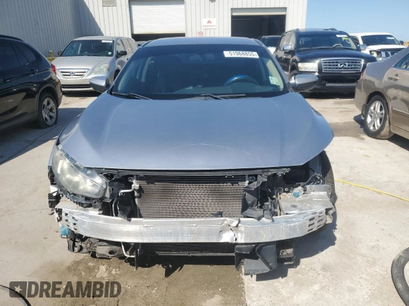 2016 Honda Civic Sedan LX with VIN 19XFC2F52GE046544, listed as a Copart auction lot 51968855 with 164,235 mi miles and Salvage Title. Bid and sale history available at carsss.com. Image 5.