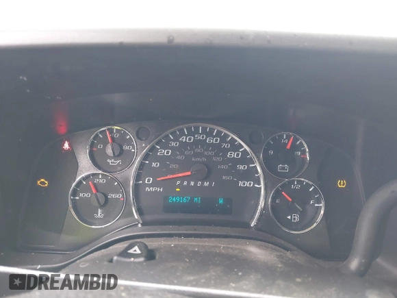 2019 Chevrolet Express Cargo Van with VIN 1GCZGHFG7K1209948, listed as a IAAI auction lot 42038244 with 249,167 mi miles. Bid and sale history available at carsss.com. Image 7.