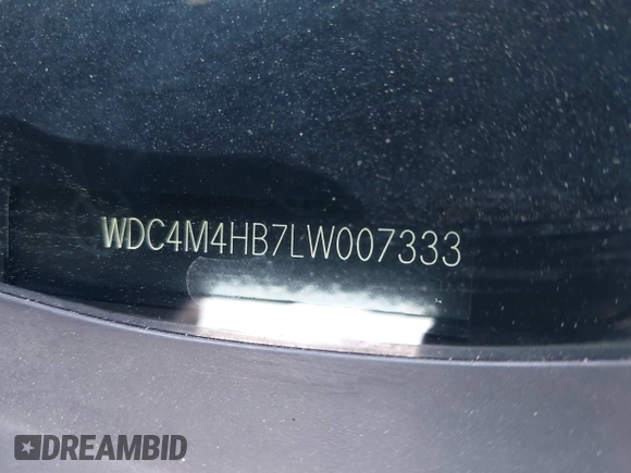 2020 Mercedes-Benz GLB 250 z VIN WDC4M4HB7LW007333, wystawiony jako IAAI lot #41790883 z przebiegiem 53 605 mil mil oraz . Historia ofert i sprzedaży dostępna na DreamBid. Obrazek 9.